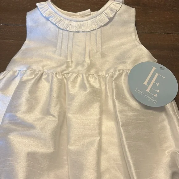 Little English New with Tags White Formal/ Special Occasion Bubble - Picture 2 of 7